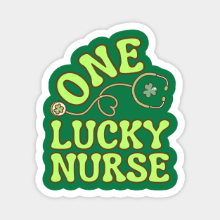 One Lucky Nurse Magnet