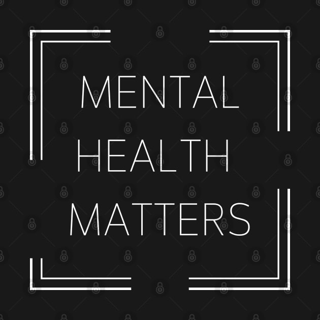 Mental health matters - geometric design by FunartsbyM