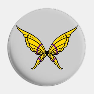 Intersex Butterfly Pin