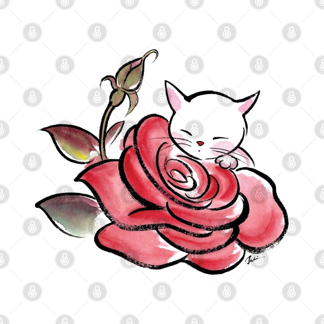 Rose cat by juliewu