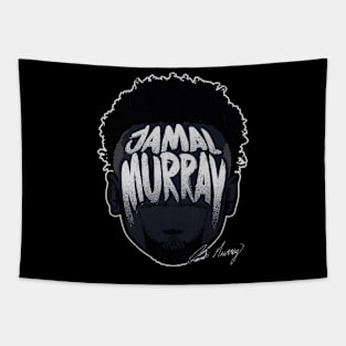 jamal murray player silhouette Tapestry