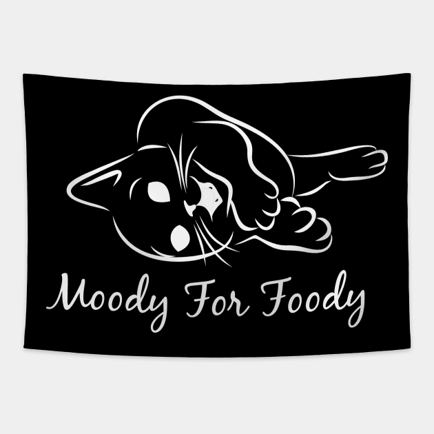 Moody for foody Tapestry by T-shirtlifestyle