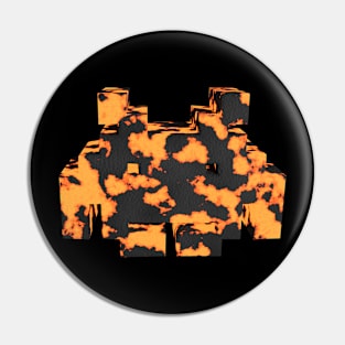 3D Alien - Magma Pin