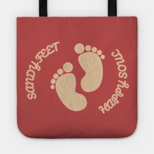 Sandy feet, happy soul Tote