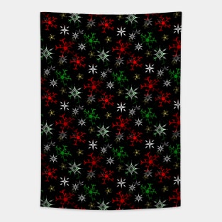 WINTER Snowflakes Pattern Tapestry