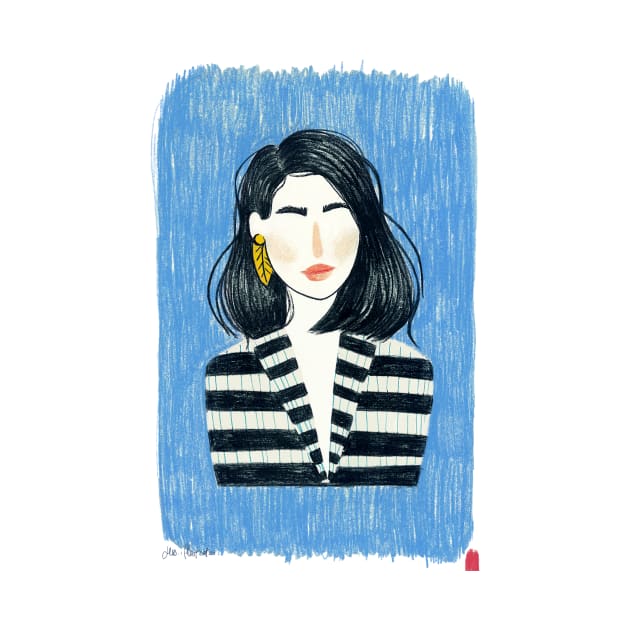 Boss Lady Portrait by Jess Illustrates