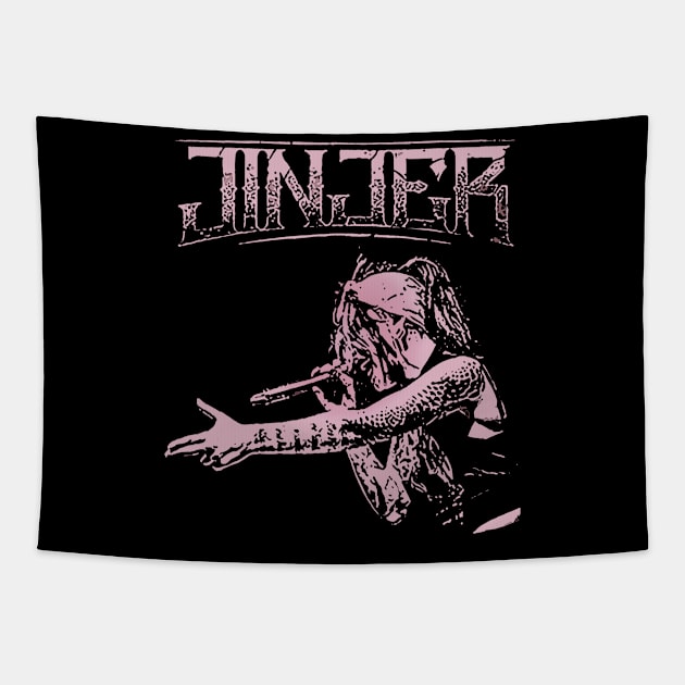 Jinjer Band Tour Tapestry by StoneSoccer