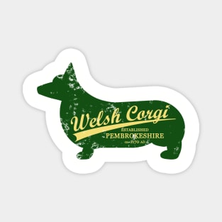 Welsh Corgi Athletic Jersey Magnet