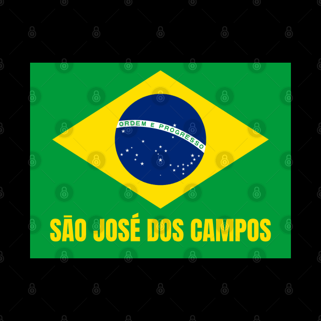 Sāo José dos Campos City in Brazil Flag by aybe7elf