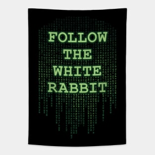 Follow the White Rabbit Tapestry