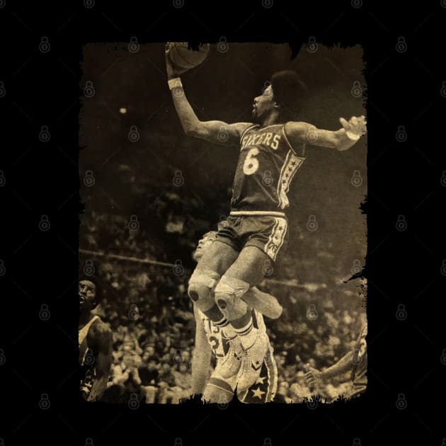 Pic Of The Dr. J IN 1977 by Wendyshopart