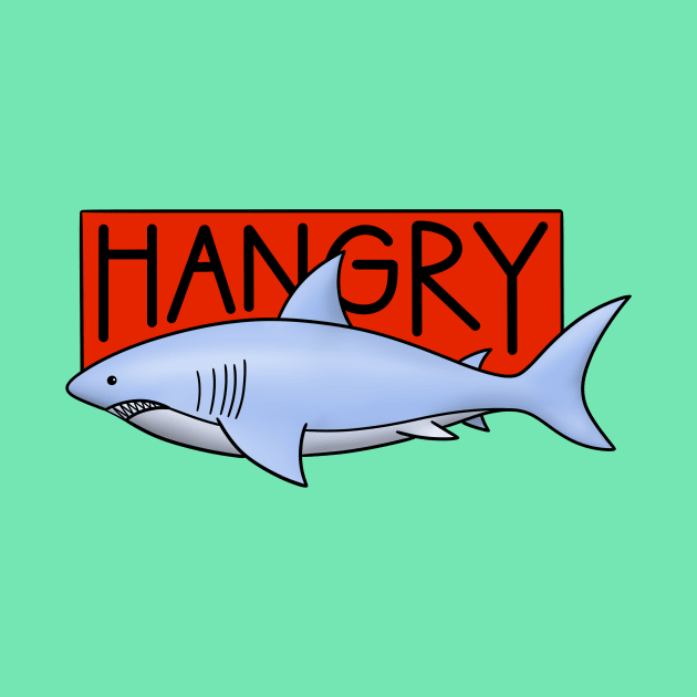 Hangry Shark Blue by Christine Parker & Co