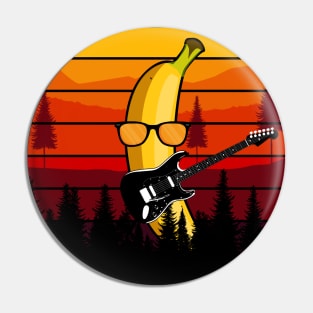 Banana Rock Star Pin