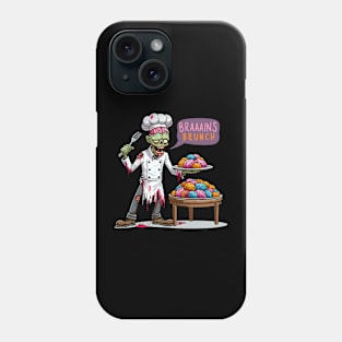 Chef zombie - Braaains Brunch Phone Case