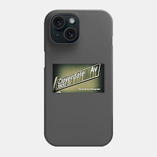 Cloverdale Avenue, Los Angeles, California by Mistah Wilson Phone Case