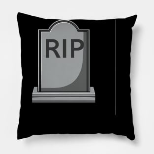 Gravestone Headstone Grave Halloween Pillow