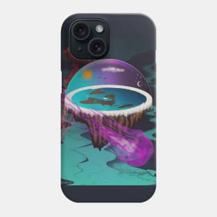 Flat Earth Fantasy Phone Case