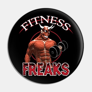 Fitness Freaks Exercise Pin