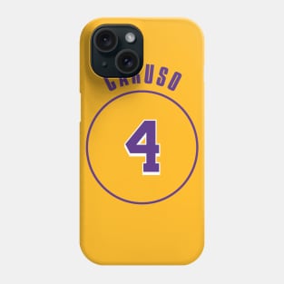 Alex Caruso Name and Number Phone Case