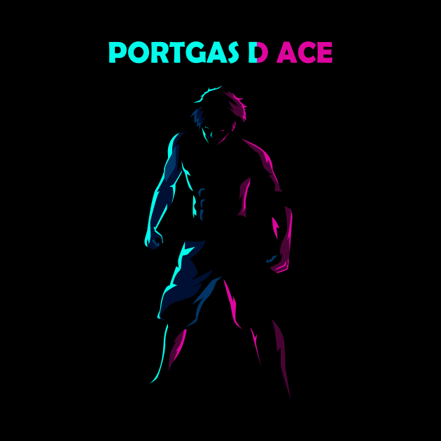 Portgas D Ace line art by Martincreative