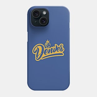 Denver City Nuggets Basketball Phone Case