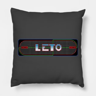 LETO - TRON Video Game Marquee Pillow