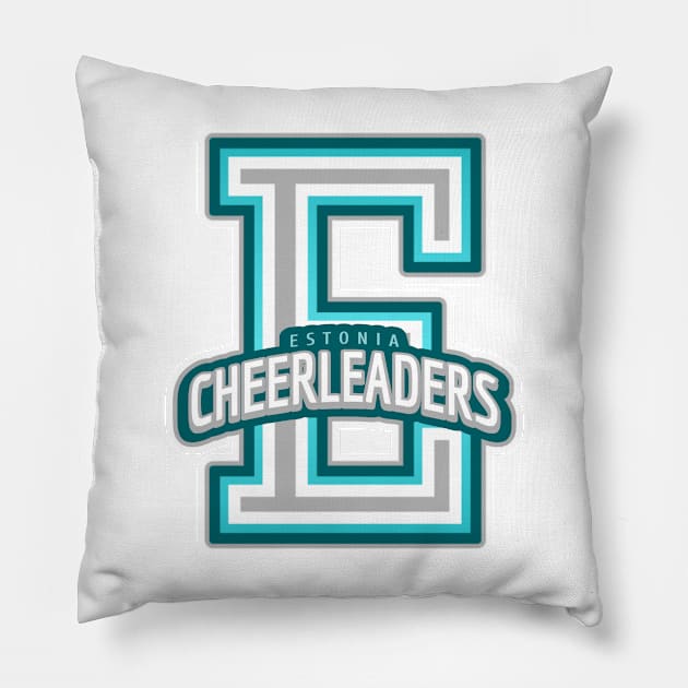 Estonia Cheerleader Pillow by Tip Top Tee's