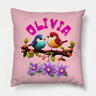 Olivia children's name Pillow