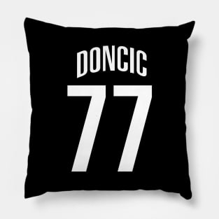 Dallas Doncic 77 Pillow