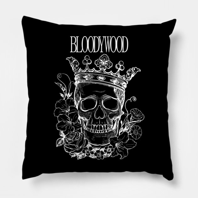 Bloodywood skull Pillow by Bandana Skull