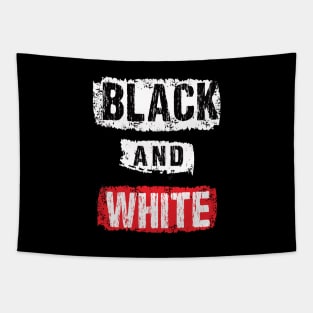 Black and White Tapestry