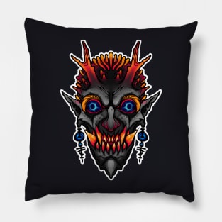 Devil mask Pillow