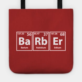 Barber (Ba-Rb-Er) Periodic Elements Spelling Tote