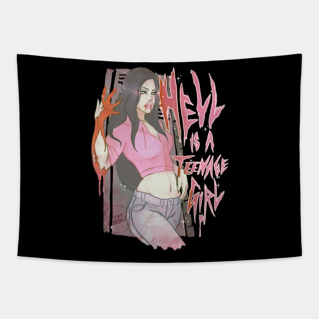 Jennifer Tapestry by PlayGhoulArt