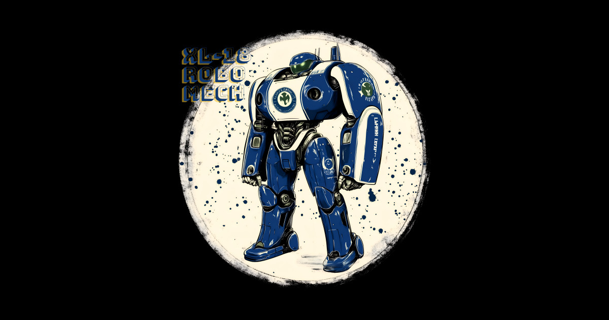 XL-18 Mechsuit - Mech - Sticker | TeePublic