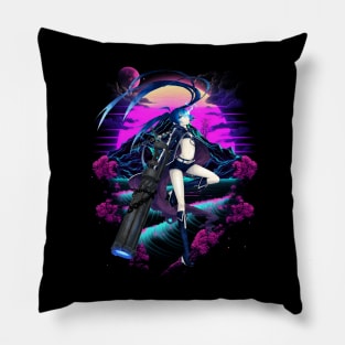 Heart and Blade The Legendary Black Rock Shooter Movie Pillow