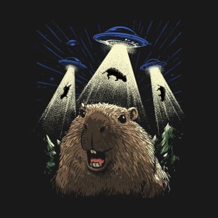 Capybara Abduction T-Shirt