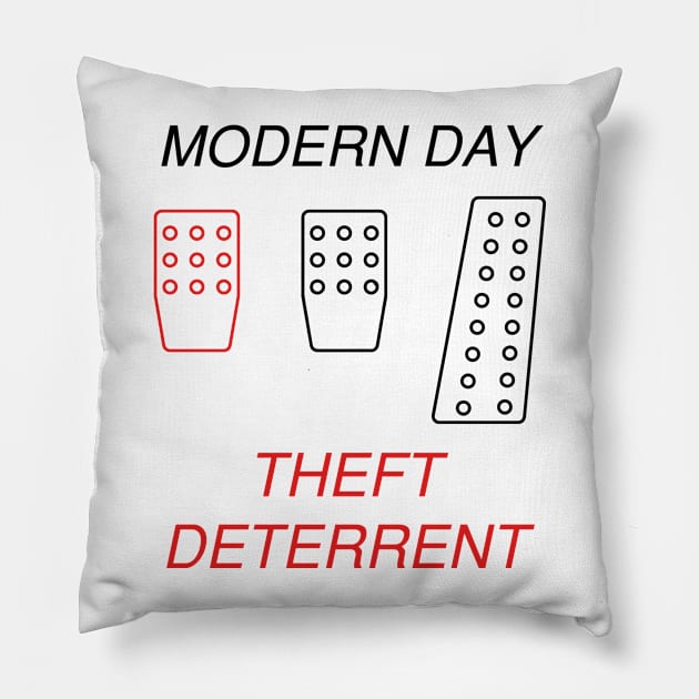 Modern Day Theft Deterrent Pillow by mal_photography