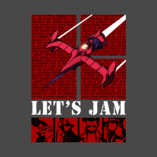 cowboy bebop 3 2 1 let s jam spike spiegel mug teepublic