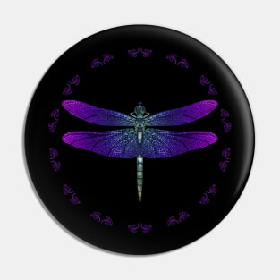 Iridescent Dragonfly Pin