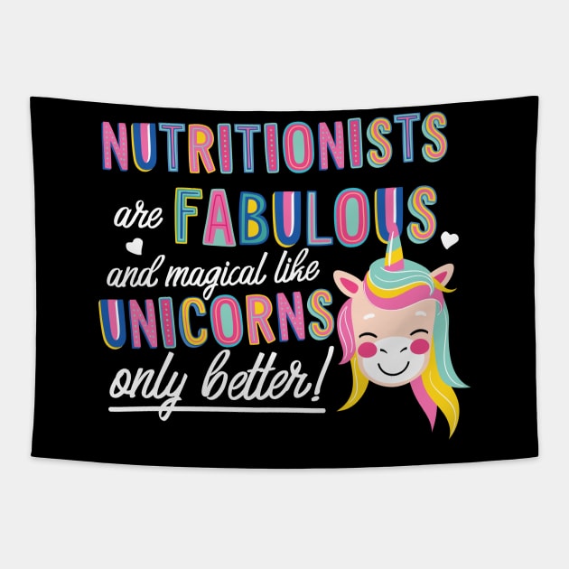 Nutritionists are like Unicorns Gift Idea Tapestry by BetterManufaktur