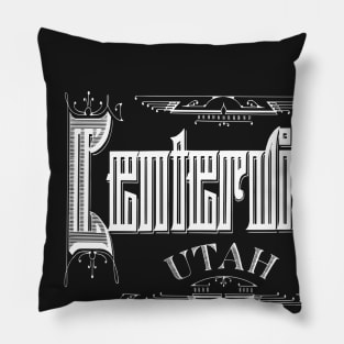 Vintage Centerville, UT Pillow