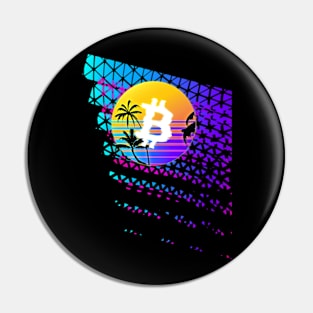 Bitcoin 80's Sizzle Pin