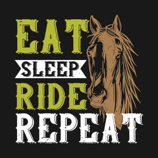 Eat sleep ride repeat T-Shirt