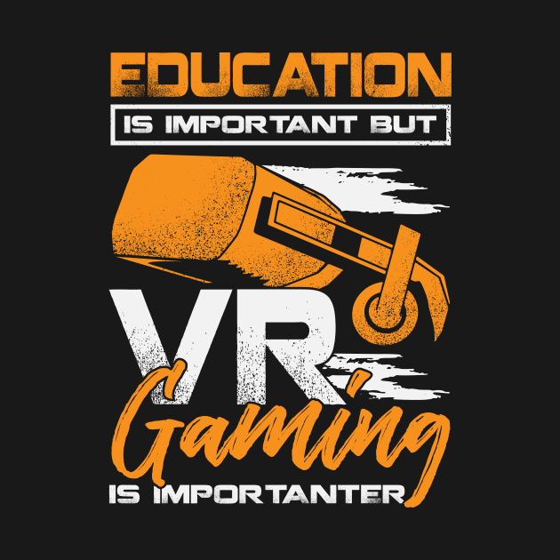 Funny VR Gaming Virtual Reality Gamer Gift by Dolde08