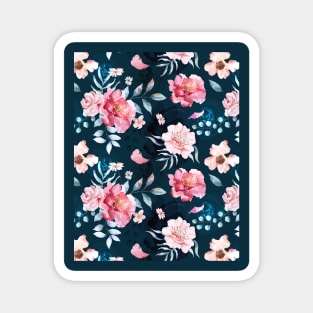 Pastel rose pattern 2 Magnet