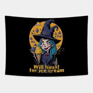 Ice Cream and Witch Tapestry