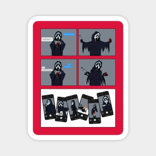 Ghostface Scream Selfies Magnet