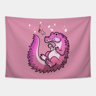 Passion Pink Croc Tapestry