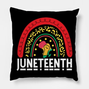 Juneteenth Tee Shirt June 19th 1865 Freedom Day Melanin Juneteenth Pillow